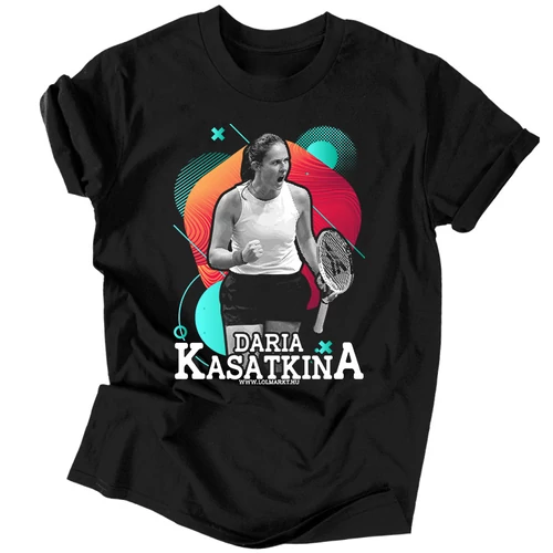 Daria Kasatkina férfi póló (Fekete)