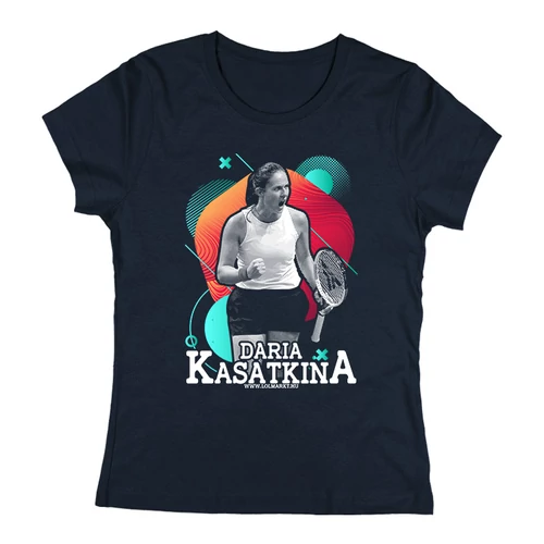 Daria Kasatkina női póló (Sötétkék)