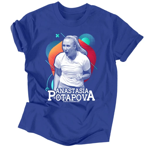 Anastasia Potapova férfi póló (Királykék)