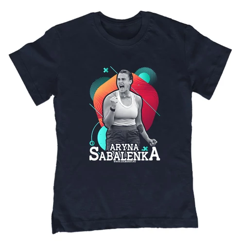 Aryna Sabalenka gyerek póló (Sötétkék)