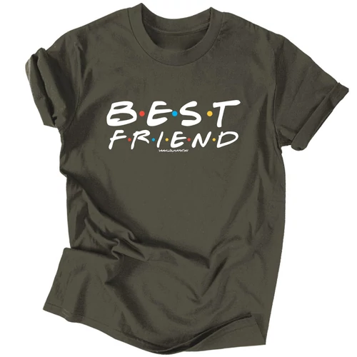 Best friend férfi póló (Grafit)