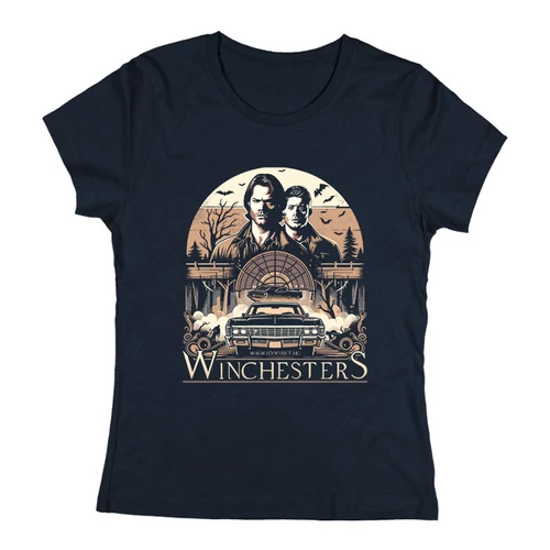 Winchesters női póló (Sötétkék)