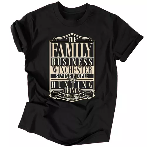 Family business férfi póló (Fekete)