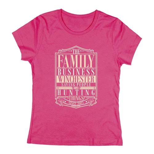 Family business női póló (Rózsaszin)