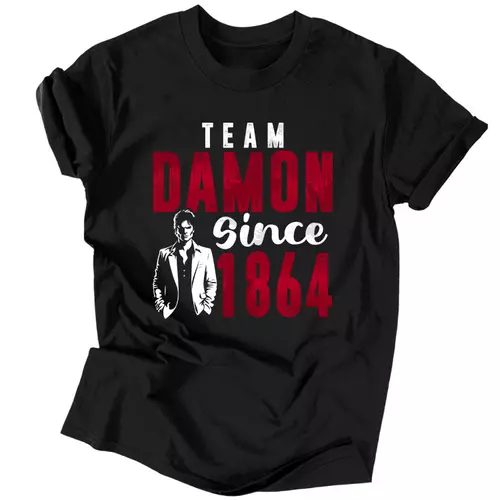 Team Damon férfi póló (Fekete)