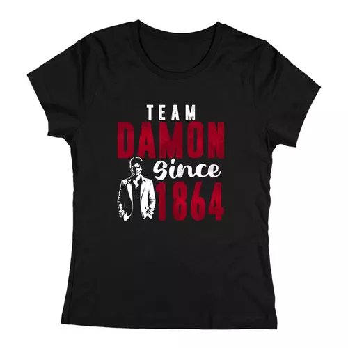Team Damon női póló (Fekete)