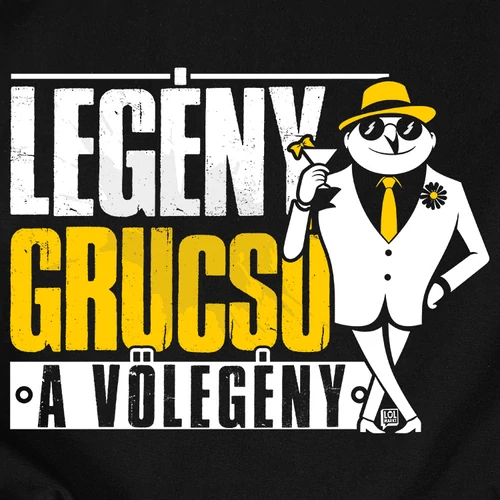 LegényGrucsú férfi póló (B_Fekete)