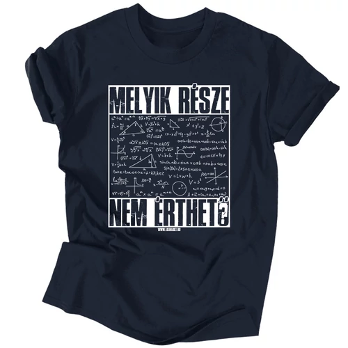 Nem érthető? férfi póló (Sötétkék)