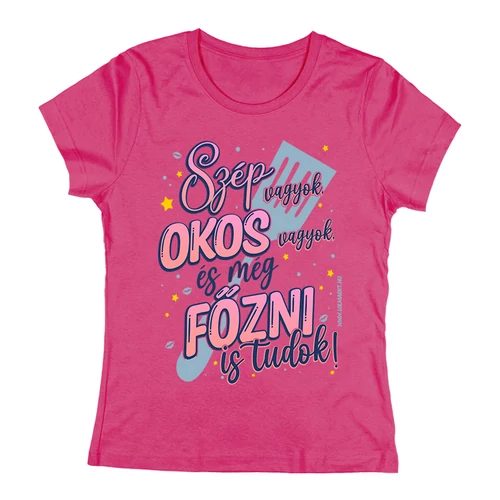 Szép vagyok és főzni is tudok (Rózsaszín)