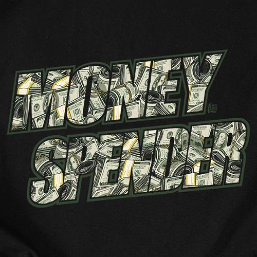 Money Spender női póló (B_Fekete)