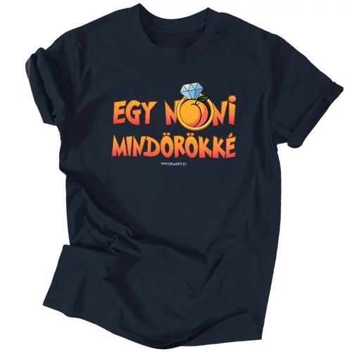 Egy nuni mindörökké férfi póló (Sötétkék)