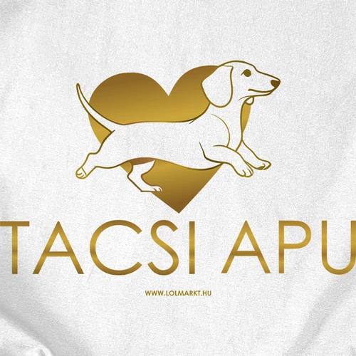 Tacsi Apu férfi póló (B_Fehér)