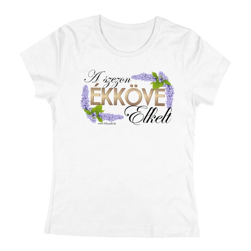  A szezon ékköve elkelt női póló (Fehér)