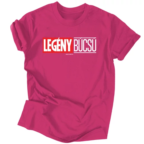  LEGÉNYbúcsú férfi póló (Rózsaszín)
