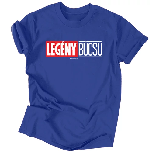  LEGÉNYbúcsú férfi póló (Királykék)
