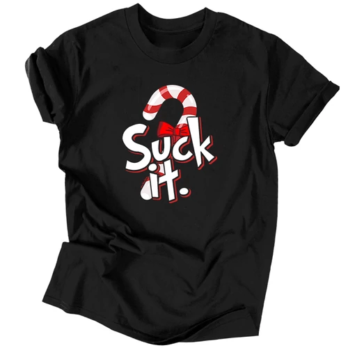 Suck it férfi póló (Fekete)