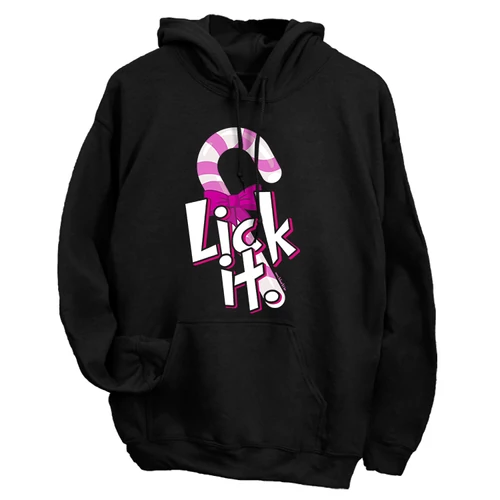 Lick it kapucnis pulóver (Fekete)