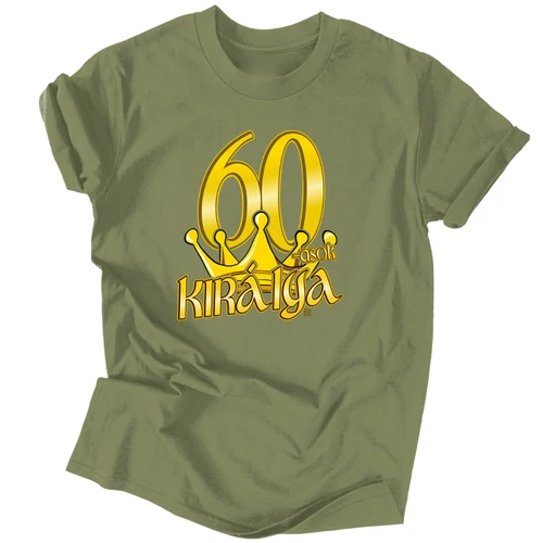60-asok királya férfi póló (Khaki)
