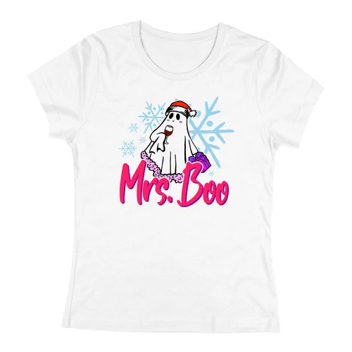 Mrs.Boo női póló (Fehér)