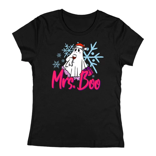 Mrs.Boo női póló (Fekete)