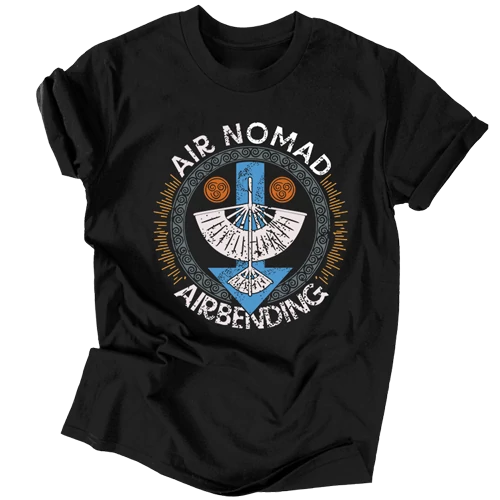  Avatar - Air Nomad férfi póló (Fekete)
