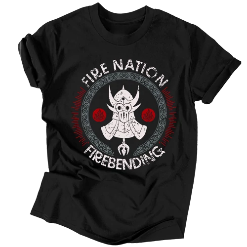  Avatar - Fire Nation férfi póló (Fekete)