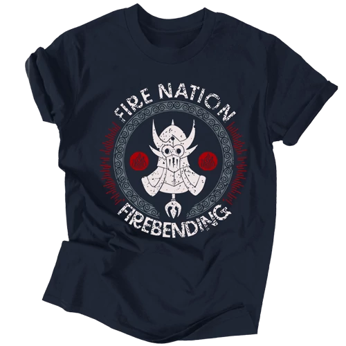  Avatar - Fire Nation férfi póló (Sötétkék)