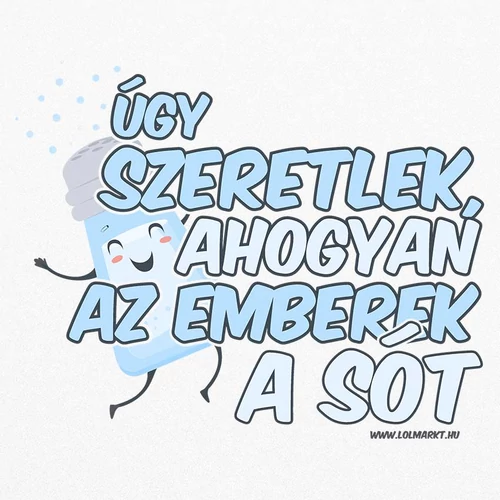 Mint emberek a sót fém bögre (B-Fehér)