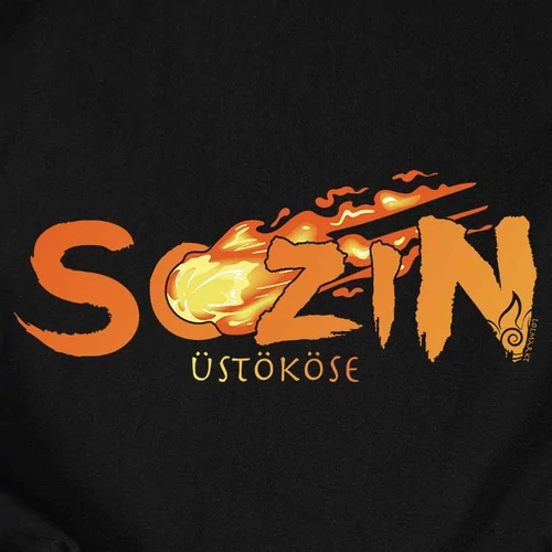 Avatar - Sozin üstököse férfi póló (B_Fekete)