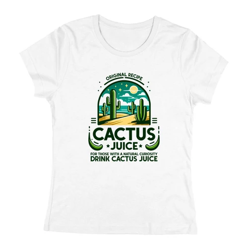 Avatar - Cactus juice női póló (Fehér)