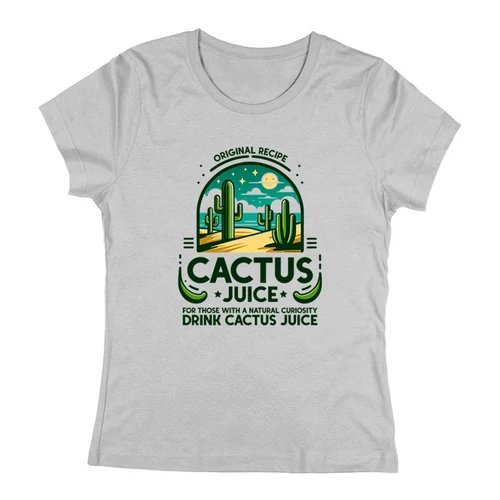 Avatar - Cactus juice női póló (Szürke)