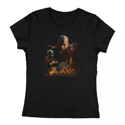 Aang Avatar női póló (Fekete)