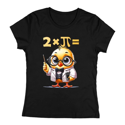 Pi-Pi női póló (Fekete)
