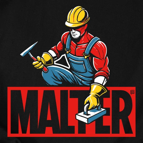 Malter férfi póló (B_Fekete)