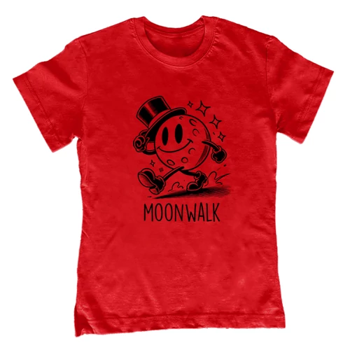 Moonwalk gyerek póló (Piros)