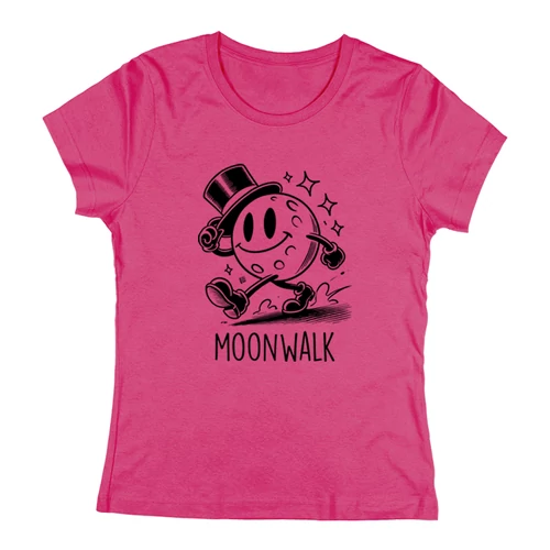 Moonwalk női póló (Rózsaszín)