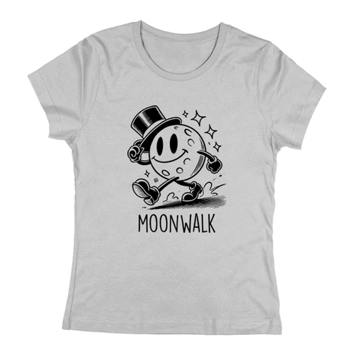 Moonwalk női póló (Szürke)