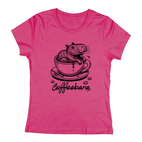Coffeebara női póló (Rózsaszín)