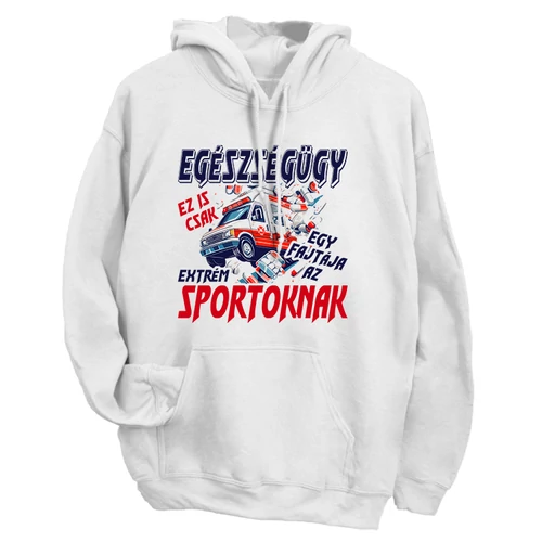 Extrém sport pulóver (Fehér)