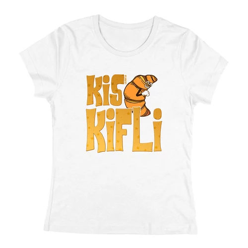 Kis kifli női póló (Fehér)