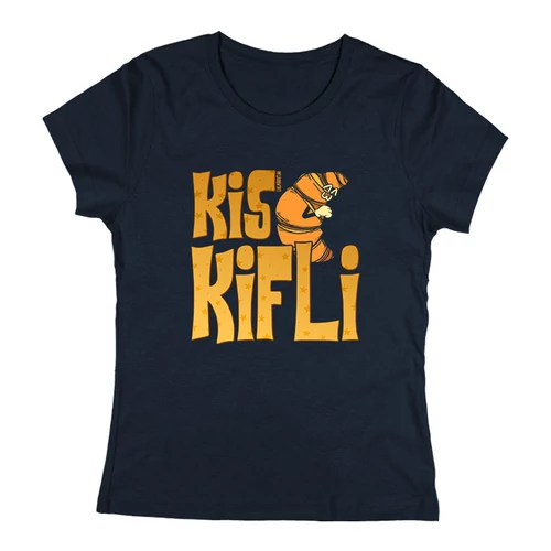 Kis kifli női póló (Sötétkék)