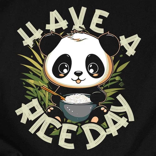 Have a rice day férfi póló (b_fekete)