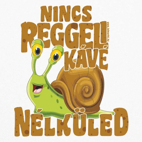 Nincs kávé nélküled fém bögre