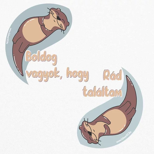 Boldog vagyok, hogy rád találtam fém bögrék