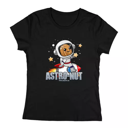 AstroNut női póló (Fekete)