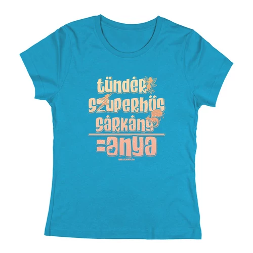 Anya egyenlet női póló (Türkiz)