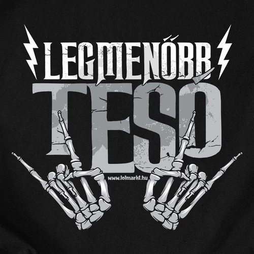 Legmenőbb tesó férfi póló (B_Fekete)