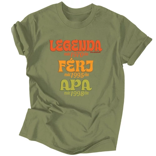 Legendás Apa férfi póló (Military)