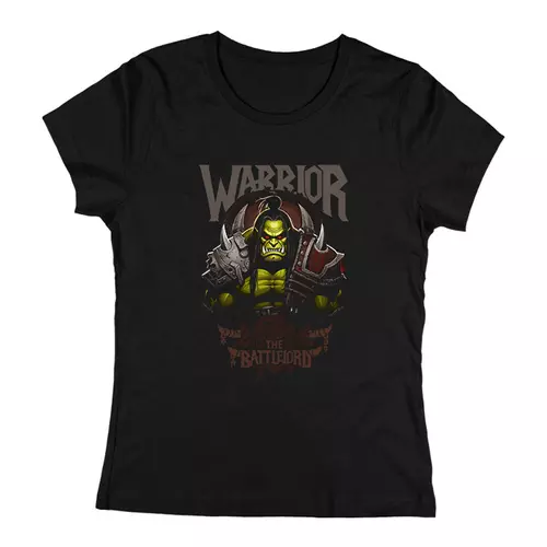 Warrior - The battlelord női póló (Fekete)