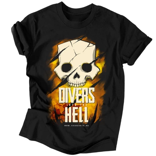 H3LLDIV3RS - DIVERS INTO THE HELL férfi póló (Fekete)